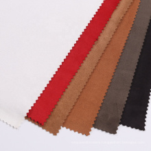 China factory textiles brushed single face tecido suede leather cloth imitation fur fabric suede for garments